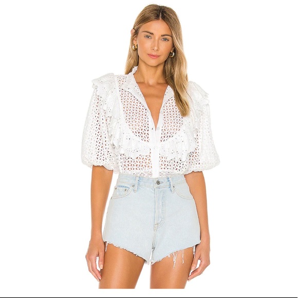 La Berte Blouse Eyelet CottonPlace Nationale 1